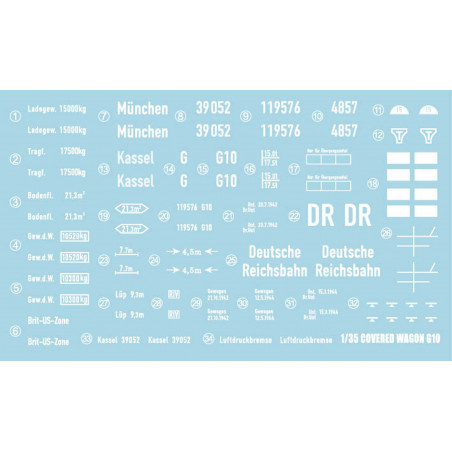 GERMAN RAILWAY COVERED G10 WAGON GEDECKTER GÜTERWAGEN G10