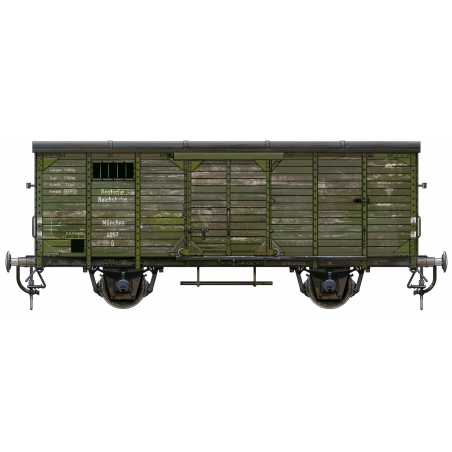 GERMAN RAILWAY COVERED G10 WAGON GEDECKTER GÜTERWAGEN G10