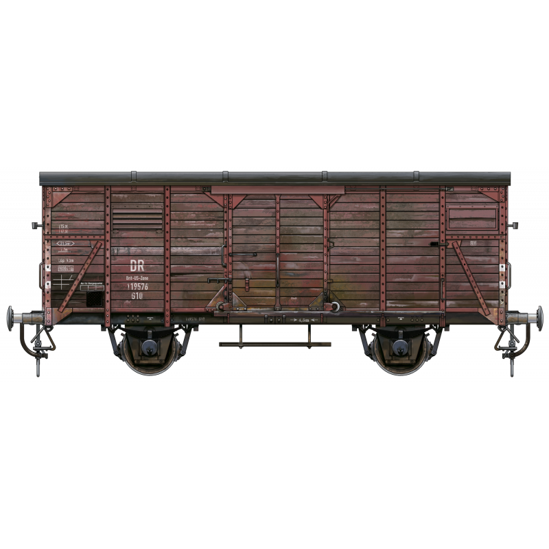 GERMAN RAILWAY COVERED G10 WAGON GEDECKTER GÜTERWAGEN G10