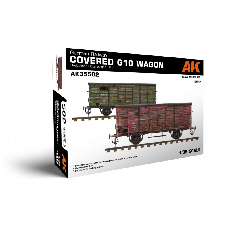 GERMAN RAILWAY COVERED G10 WAGON GEDECKTER GÜTERWAGEN G10