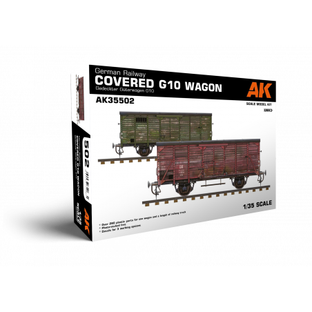 GERMAN RAILWAY COVERED G10 WAGON GEDECKTER GÜTERWAGEN G10