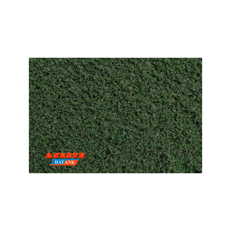 Musgo fino artificial de color verde medio1. Se presenta en bolsa de unos 50gr.