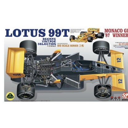 Lotus 99T 1987 World Champion Monaco GP #12 Driver: Ayrton Senna.