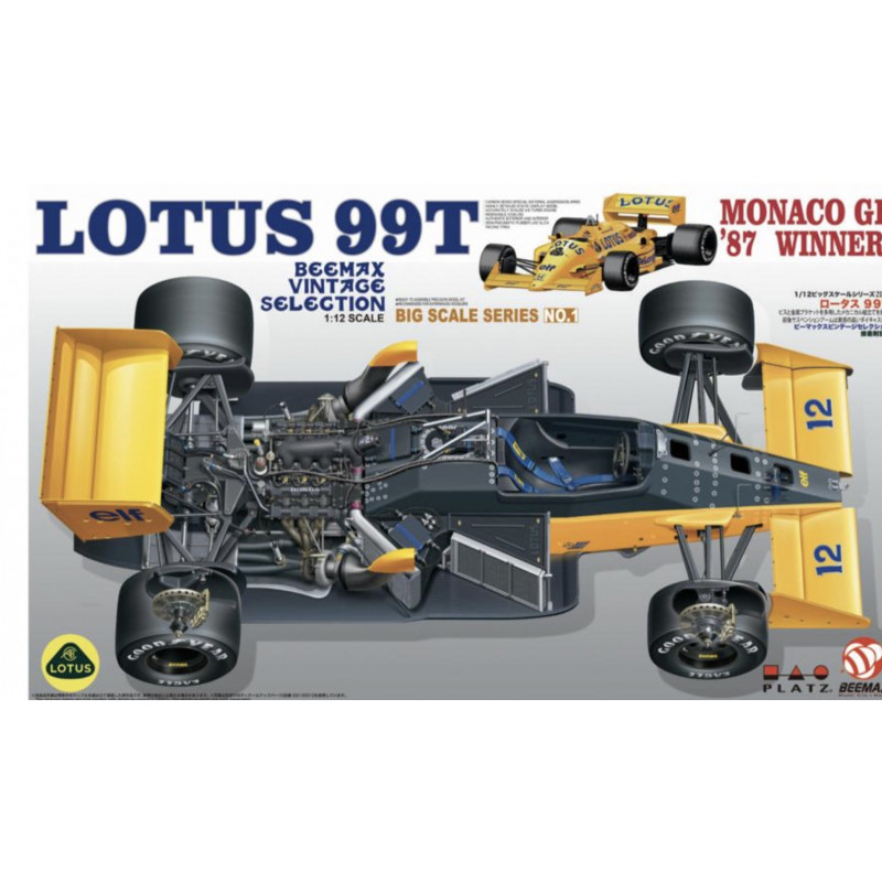 Lotus 99T 1987 World Champion Monaco GP #12 Driver: Ayrton Senna.