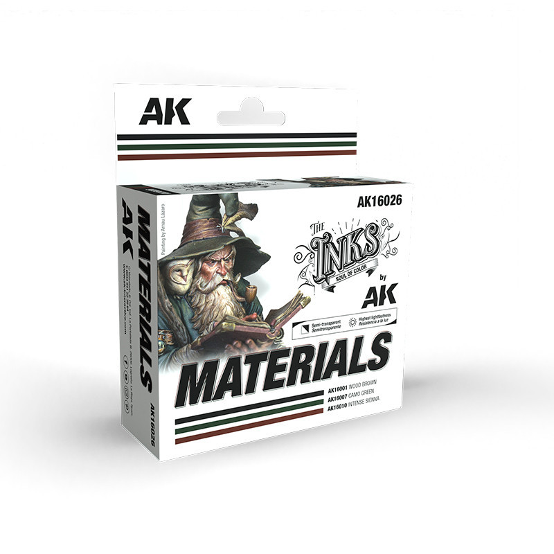 SET DE TINTAS PARA MATERIALES – MATERIALS INK SET