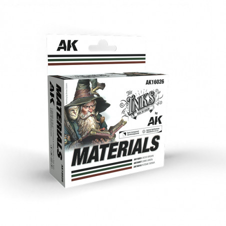 SET DE TINTAS PARA MATERIALES – MATERIALS INK SET