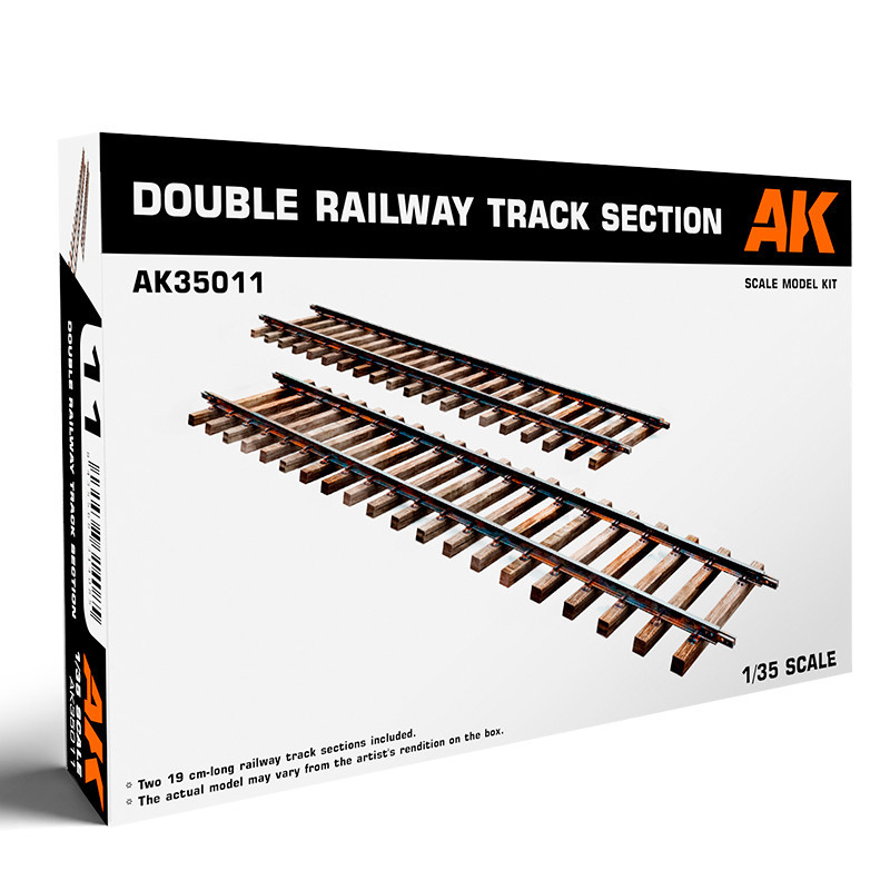 DOUBLE RAILWAY TRACK SECTION 1/35 – TRAMO DOBLE DE VÍA FÉRREA