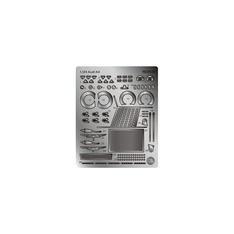 BMW 320i (E46) Grade Up parts 1:24