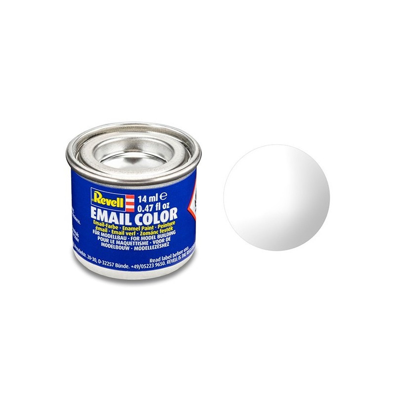 Revell Email Color Gloss White RAL 9010 Enamel 14ml