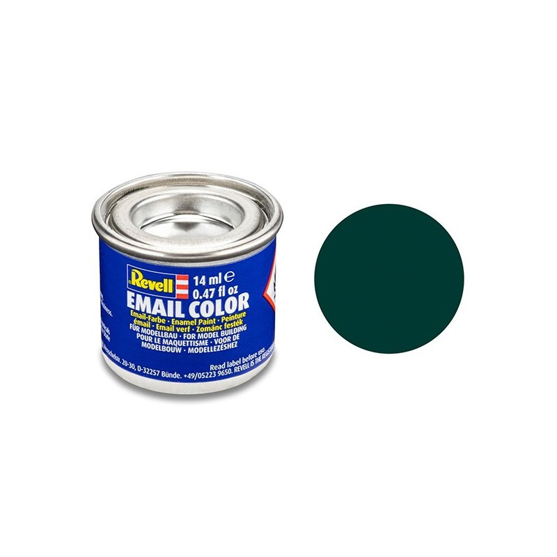 Revell Email Color Matt Black-Green Enamel 14ml
