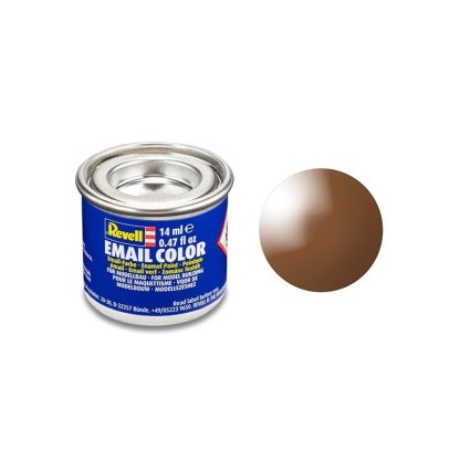 Revell Email Color Gloss Mud Brown (RAL 8003) Enamel 14ml