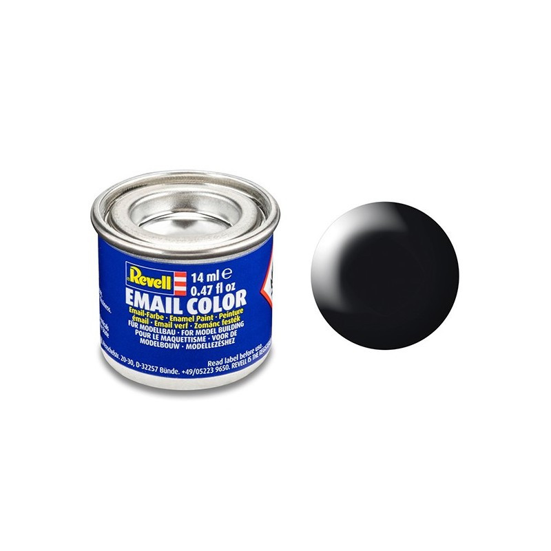 Revell Email Color Silk Black (RAL 9005) Enamel 14ml