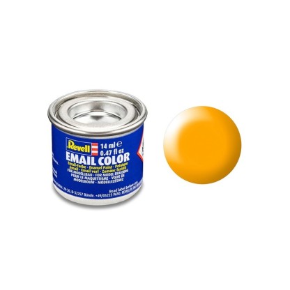 Revell Email Color Silk Lufthansa-Yellow (RAL 1028) Enamel 14ml
