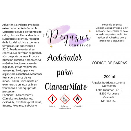 Spray acelerador 200ml