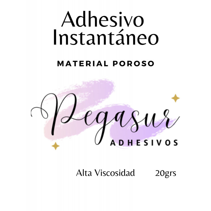 Cianocrilato alta viscosidad botella oval 20g