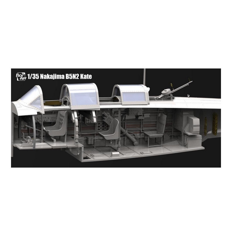 Nakajima B5N2 Type97 Carrier Attack Bomber (Kate) with full interior