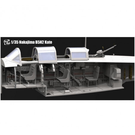 Nakajima B5N2 Type97 Carrier Attack Bomber (Kate) with full interior