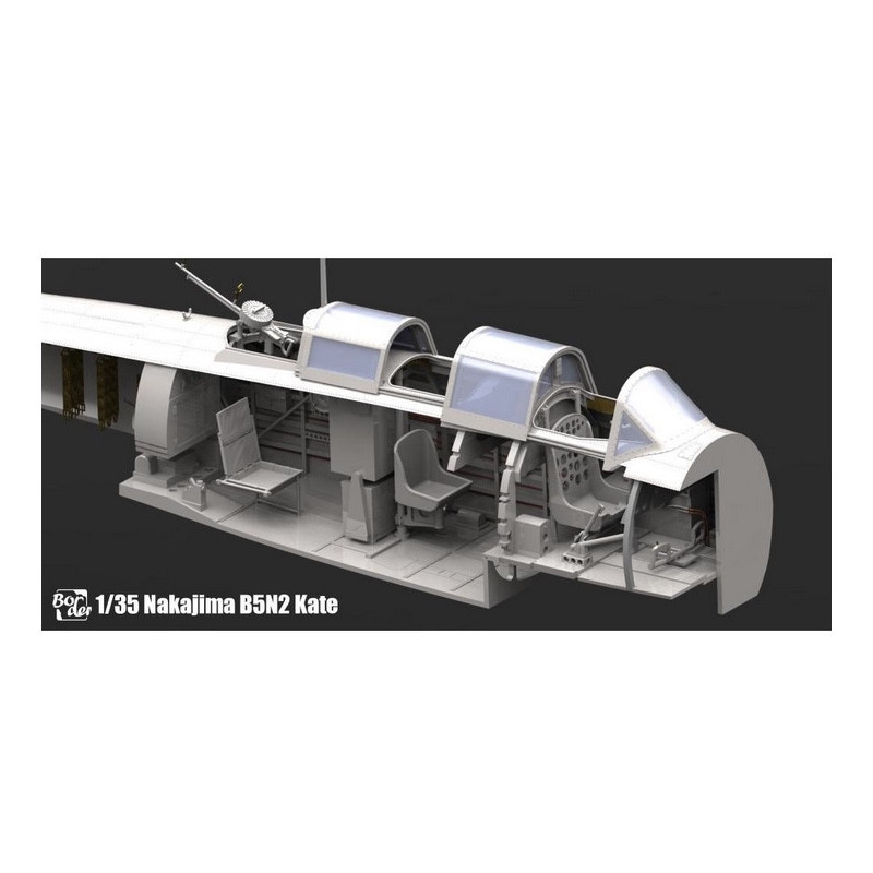 Nakajima B5N2 Type97 Carrier Attack Bomber (Kate) with full interior