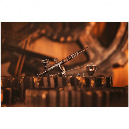 Harder & Steenbeck: Airbrush EVOLUTION 2024 CRplus SOLO incl 0.28mm FineLine headset and 2ml cup