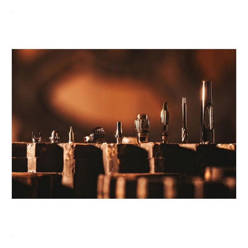 Harder & Steenbeck: Airbrush EVOLUTION 2024 CRplus 2in1 incl 0.28mm & 0.45mm FineLine headset and 2ml & 5ml cup