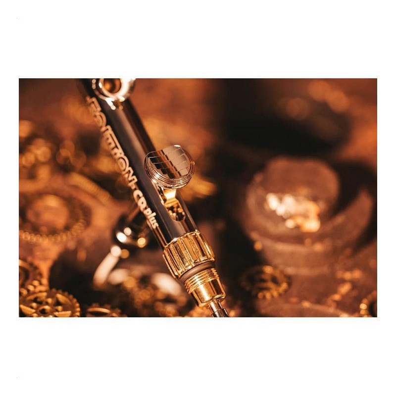 Harder & Steenbeck: Airbrush EVOLUTION 2024 CRplus 2in1 incl 0.28mm & 0.45mm FineLine headset and 2ml & 5ml cup