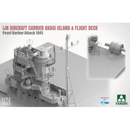  IJN Aircraft Carrier Akagi - Island And Flight Deck, Pearl Harbor Attack 1941