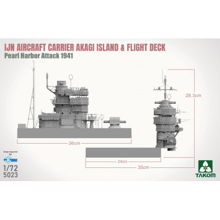  IJN Aircraft Carrier Akagi - Island And Flight Deck, Pearl Harbor Attack 1941