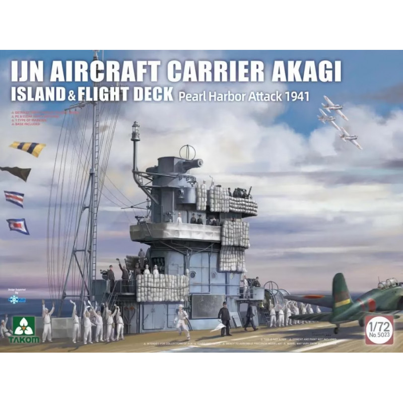  IJN Aircraft Carrier Akagi - Island And Flight Deck, Pearl Harbor Attack 1941