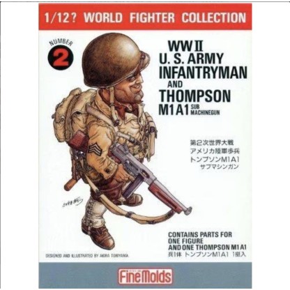 W.W.II U.S. Infantry Man & Thompson M1A1