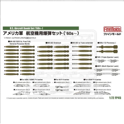 U.S. Aircraft Bomb Set (`60s~)