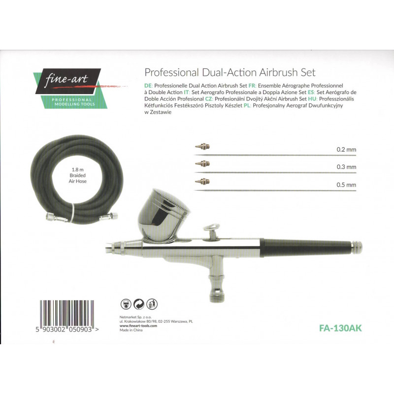 FA-130AK Airbrush 0.2mm, 0.3mm, 0.5mm, 130AK
