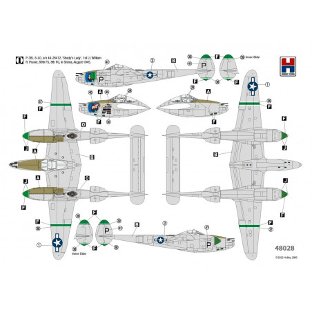 P-38L Lightning 80th Fighter Squadron