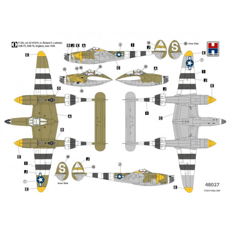 P-38J Lightning ETO 1944
