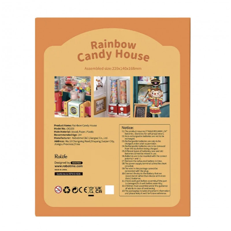 Rainbow Candy House