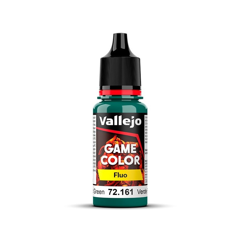 Game Color Fluo Verde Frío Fluorescente 18 ml
