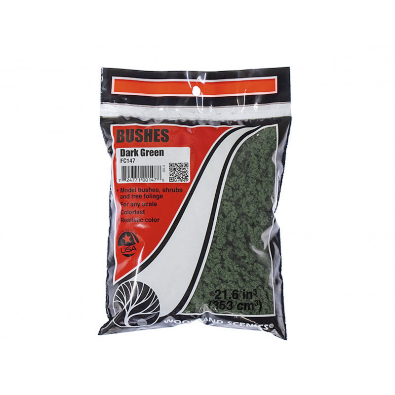 Arbusto verde oscuro