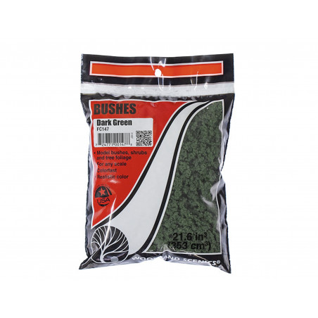 Arbusto verde oscuro