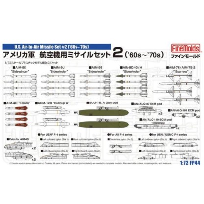 U.S. Air-to-Air Missile Set #2 (`60s~`70s)