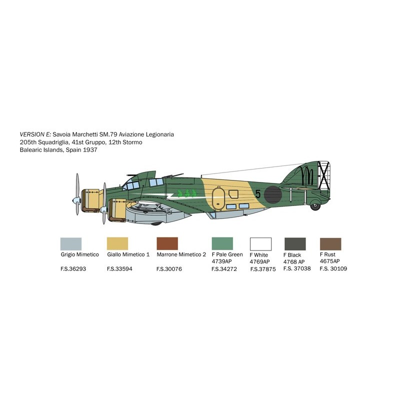 S.79 Sparviero Bomber version