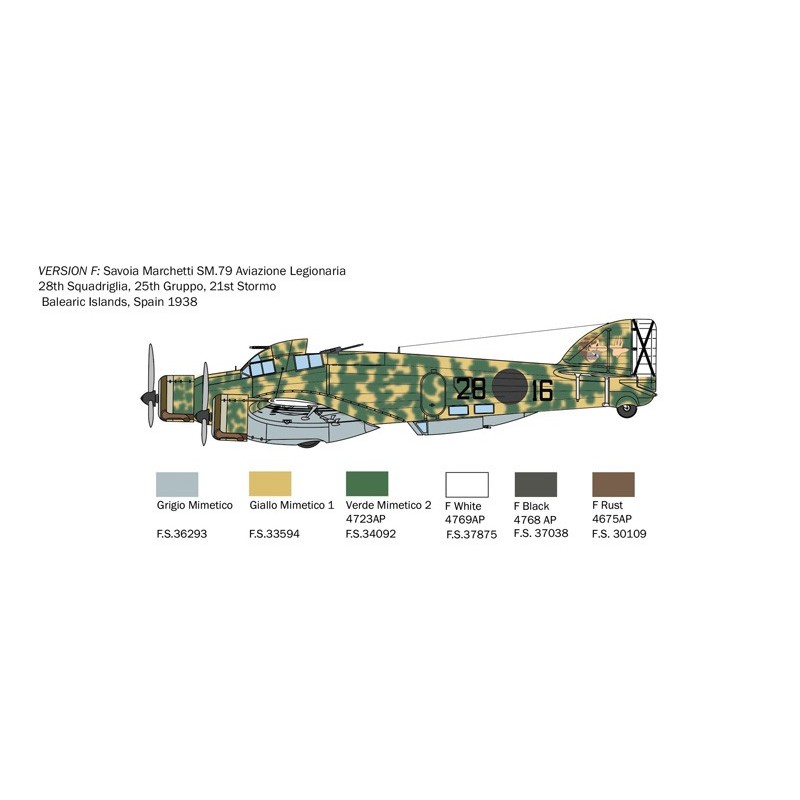 S.79 Sparviero Bomber version