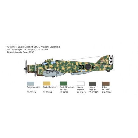 S.79 Sparviero Bomber version