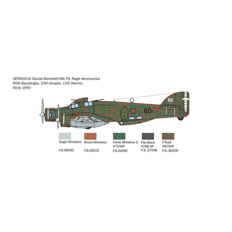 S.79 Sparviero Bomber version