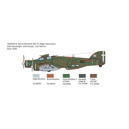 S.79 Sparviero Bomber version