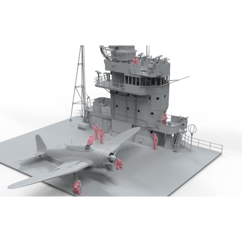 set of 8 resin figures for Akagi and Nakajima