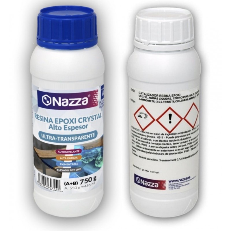 Resina Epoxi Cristal de Alto Grosor