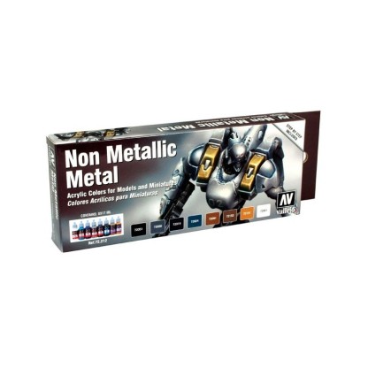 Set 8 Game Color Metal no metálico