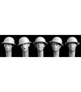 HEADS BRITISH WWI STEEL HELMET 1/35