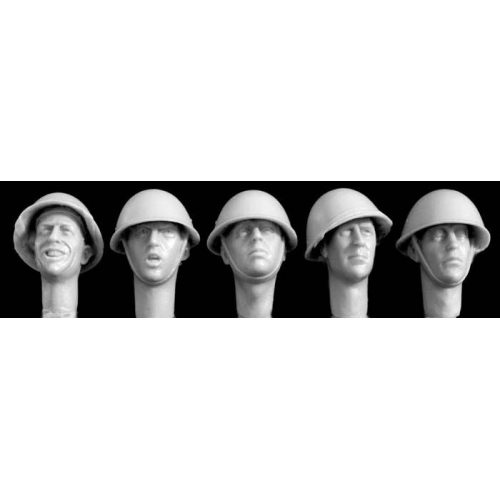 HEADS BRITISH MK III 1944/80s-1/35
