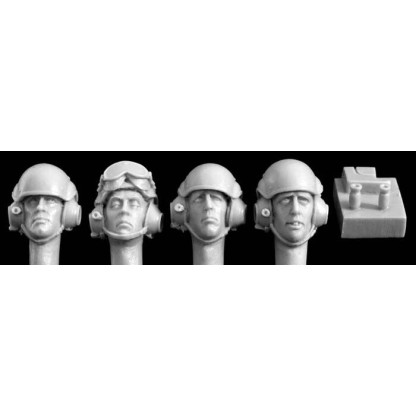 Heads in modern UK AFV helmets (4) 1/35