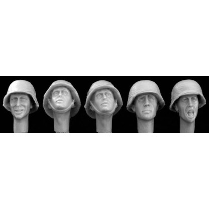 WEARING WW2 GERMAN HELMET/SS CAMO